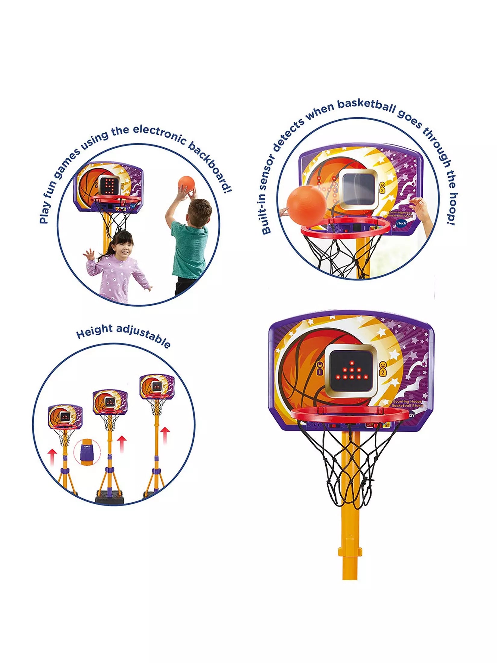 VTECH Hoop Madness Basketball VT80-571403 - Colorland Toys