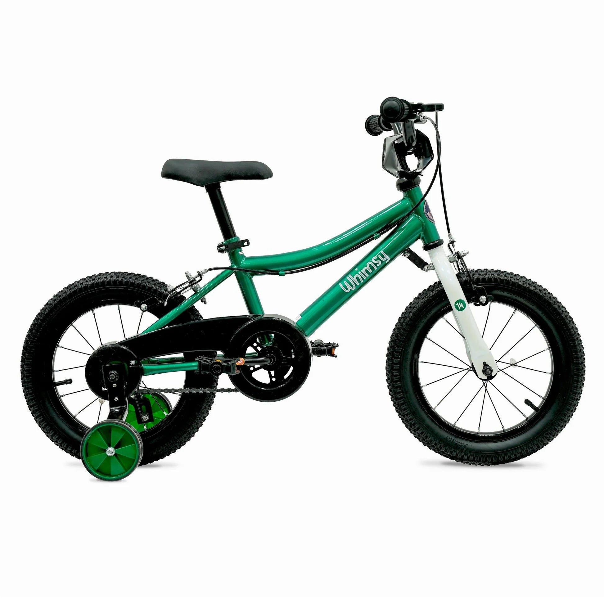 Whimsy Classic Bicycle 14 Inch Green WM14CL-GN - Colorland Toys