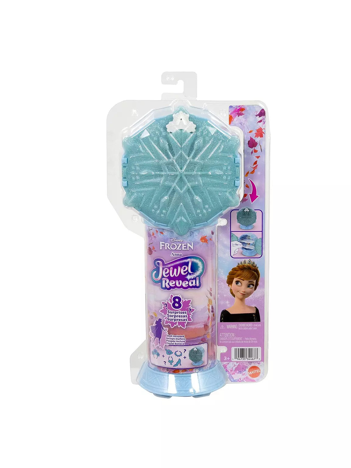 Disney Frozen Jewel Reveal Anna Fashion Doll JJY37 - Colorland Toys