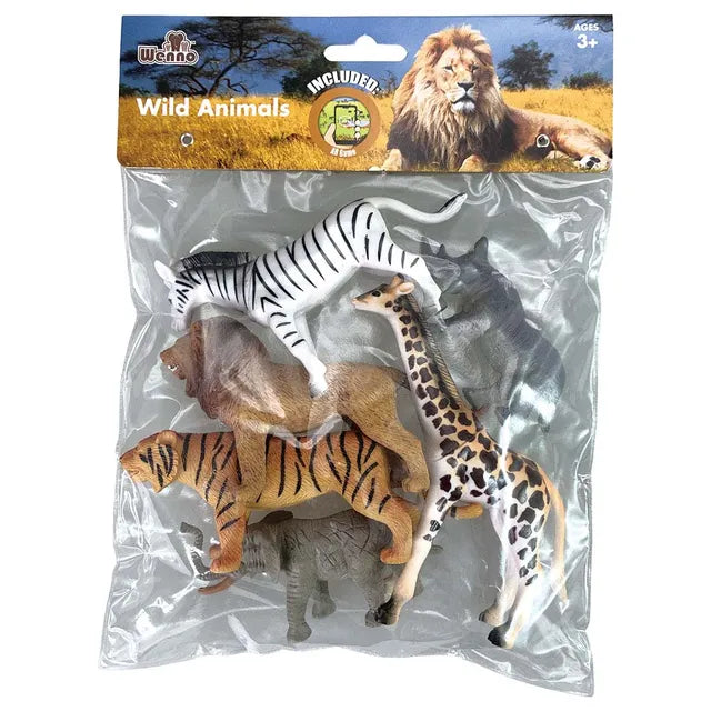 Wenno Wild Animal Playset 6pcs 9001 - Colorland Toys
