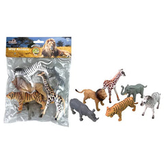 Wenno Wild Animal Playset 6pcs 9001 - Colorland Toys