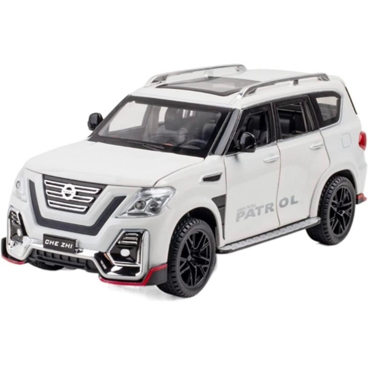 Pullback Diecast Metal Car Nissan Patrol CZ136A Assortd