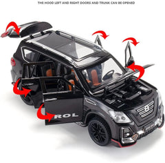 Pullback Diecast Metal Car Nissan Patrol CZ136A Assortd
