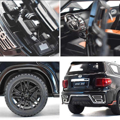 Pullback Diecast Metal Car Nissan Patrol CZ136A Assortd