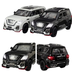 Pullback Diecast Metal Car Nissan Patrol CZ136A Assortd