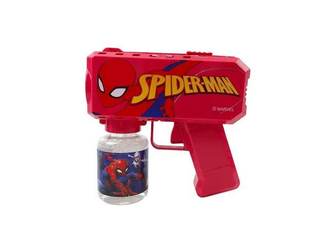Mesuca Spiderman Bubble Gun With Bubble Liquid 76075