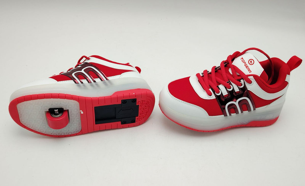 Heelys Shoes With Light Size 28 Red TG-9003 - Colorland Toys