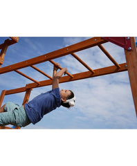 DYNAMIC SPORTS ARABIAN PRONGHORN WOODEN SWING SET