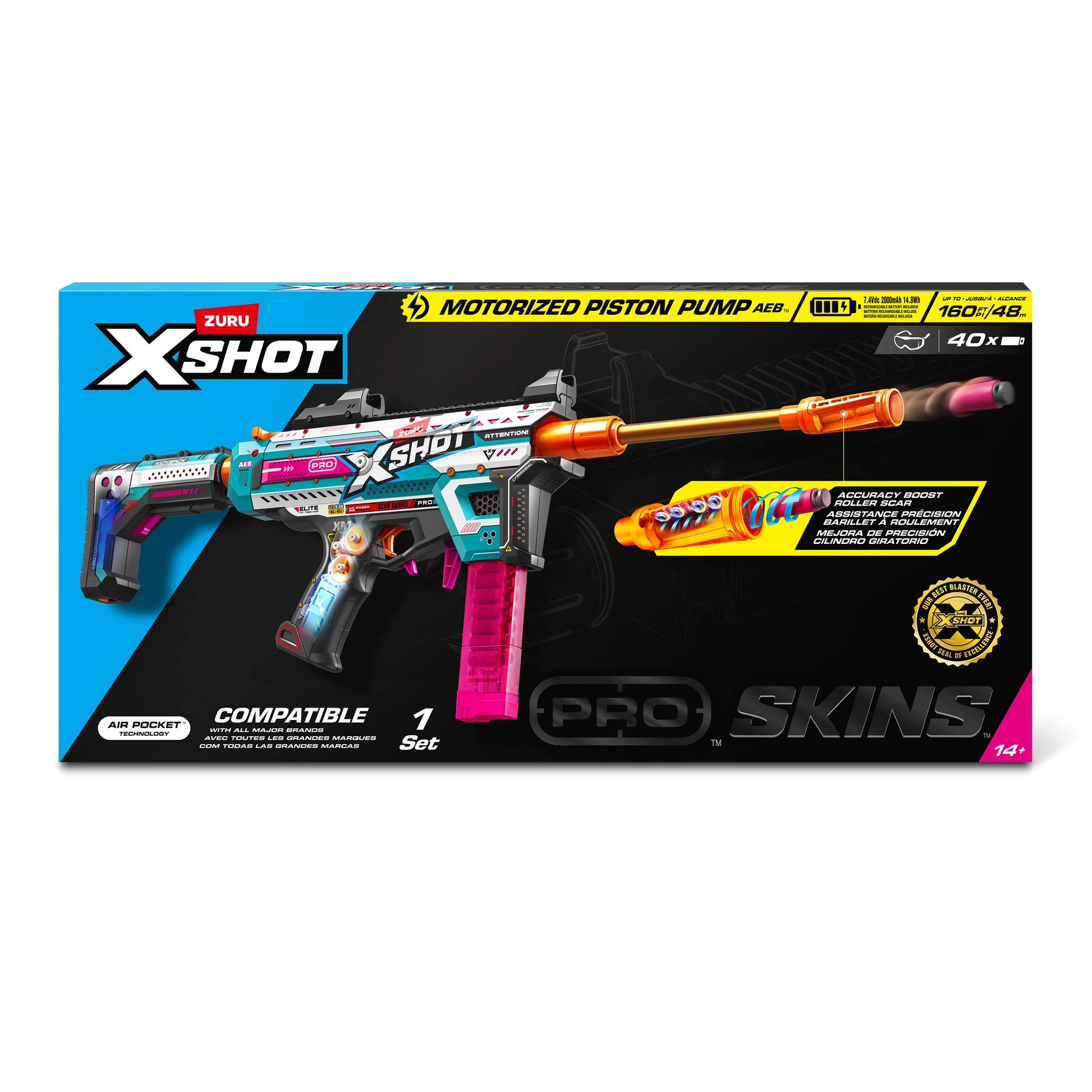 X-Shot Skins Pro Motorized Blaster Series-1 XS-36821
