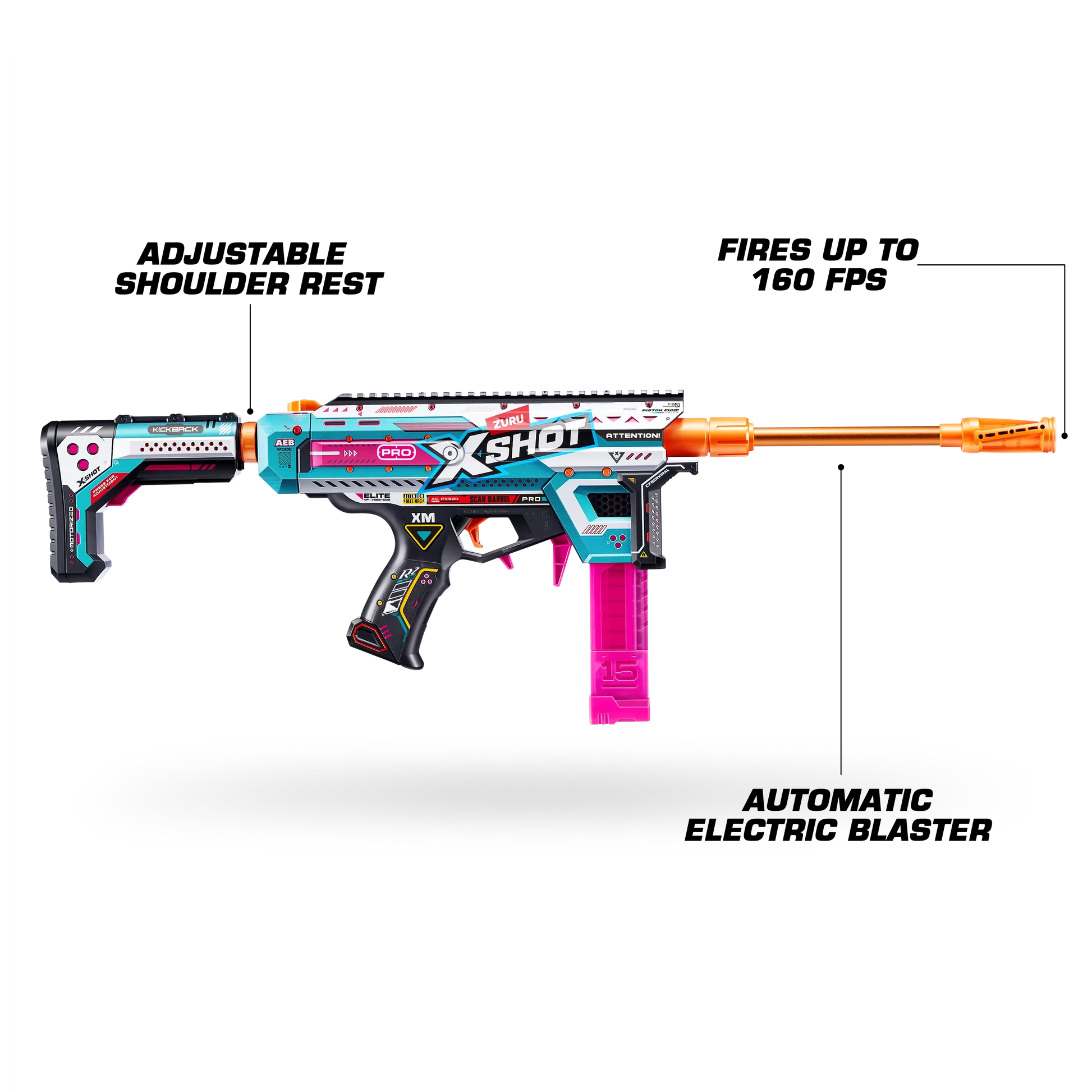 X-Shot Skins Pro Motorized Blaster Series-1 XS-36821