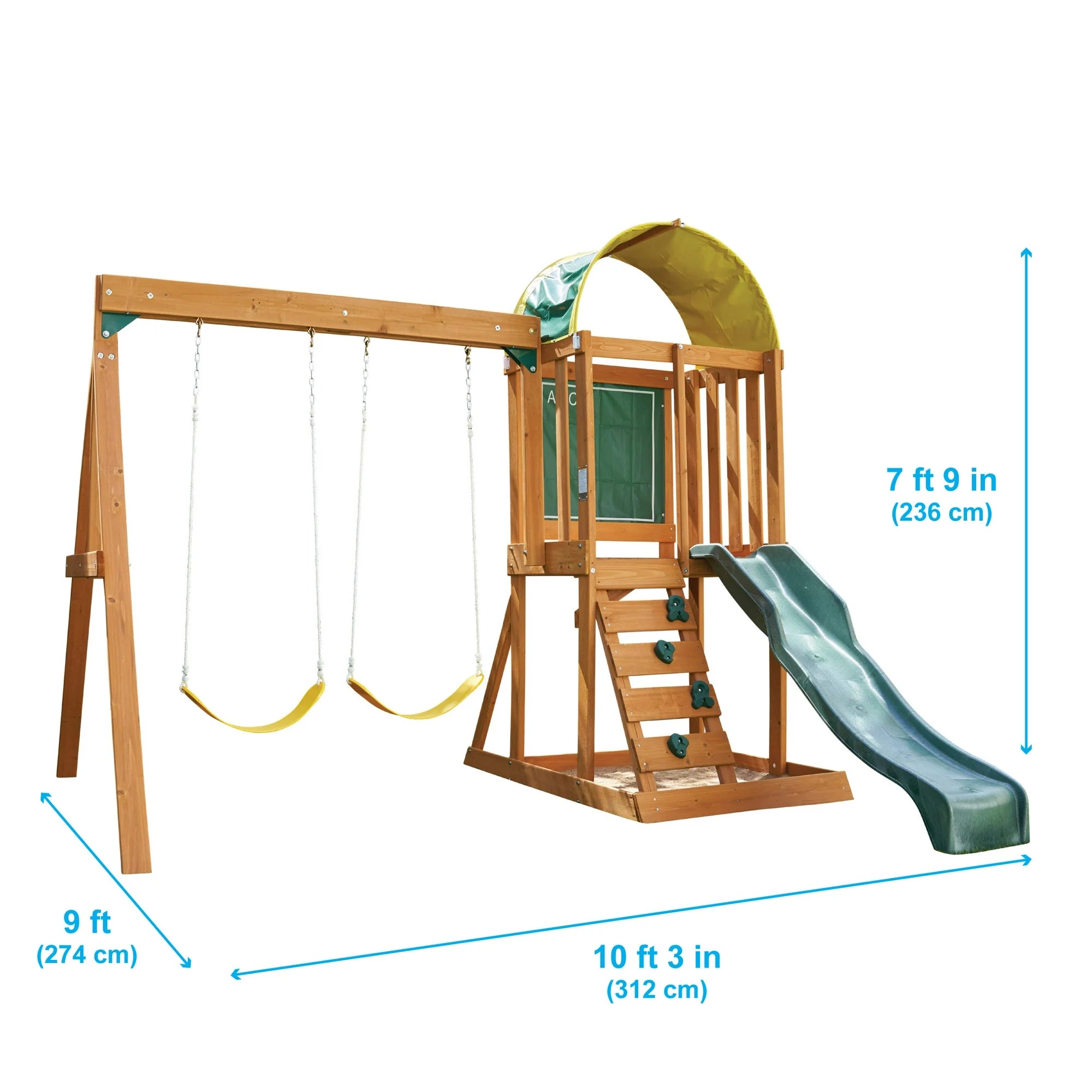 Kidkraft Ainsley Outdoor Swing Set/Playset B26415E - Colorland Toys