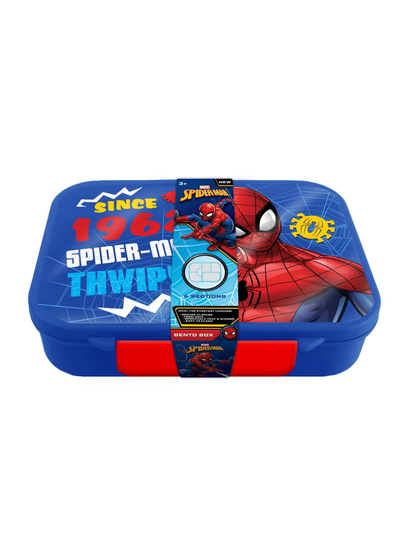 Spider-Man Lunch Bento Box - 6 Dividers 1100ML 112-60-009 - Colorland Toys