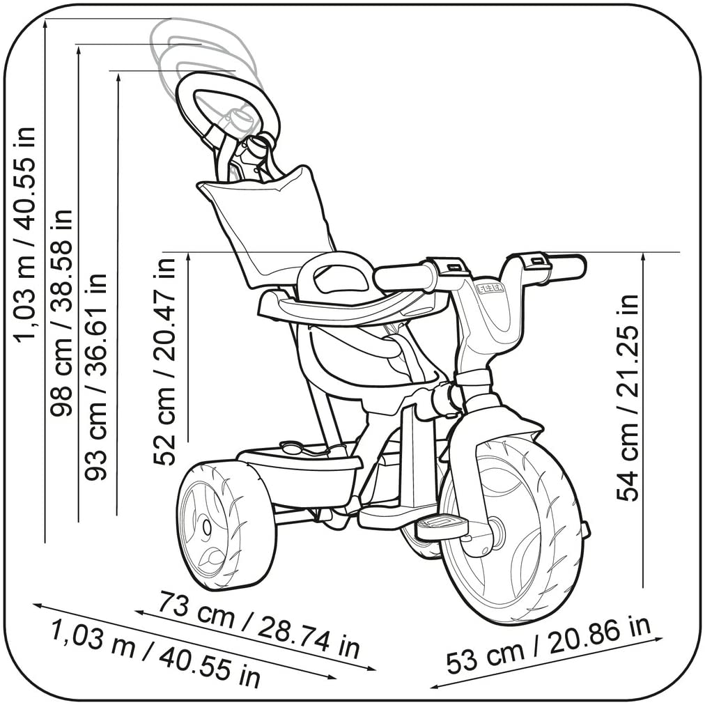 Feber Evo Pedal Trike Plus 8010946