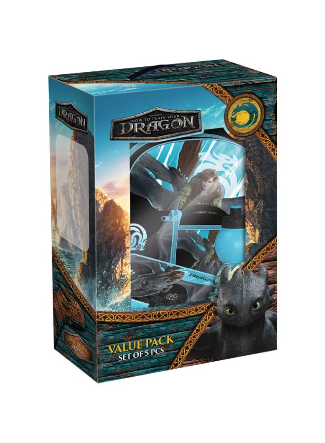 How To Train Your Dragon 5 In 1 Trolley Bag 16-Inch FKVPT16-422 - Colorland Toys