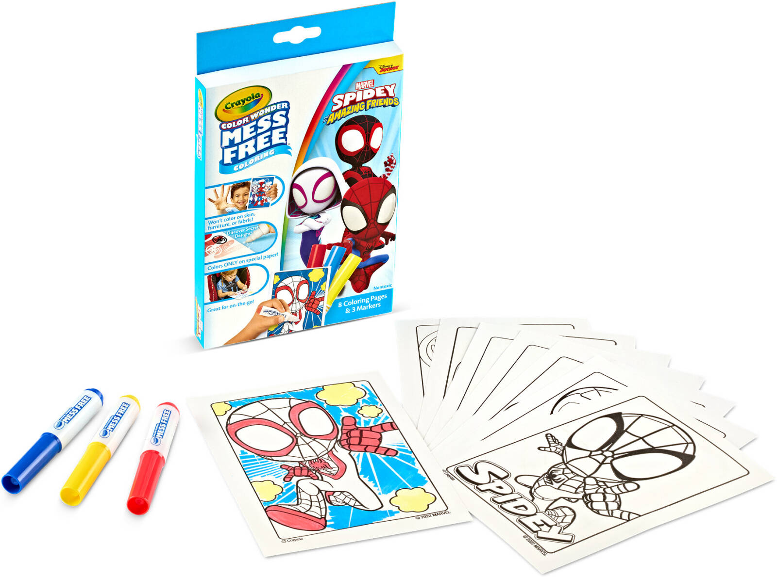 Crayola Color Wonder Mini Box Set – Spidey CY75-2830