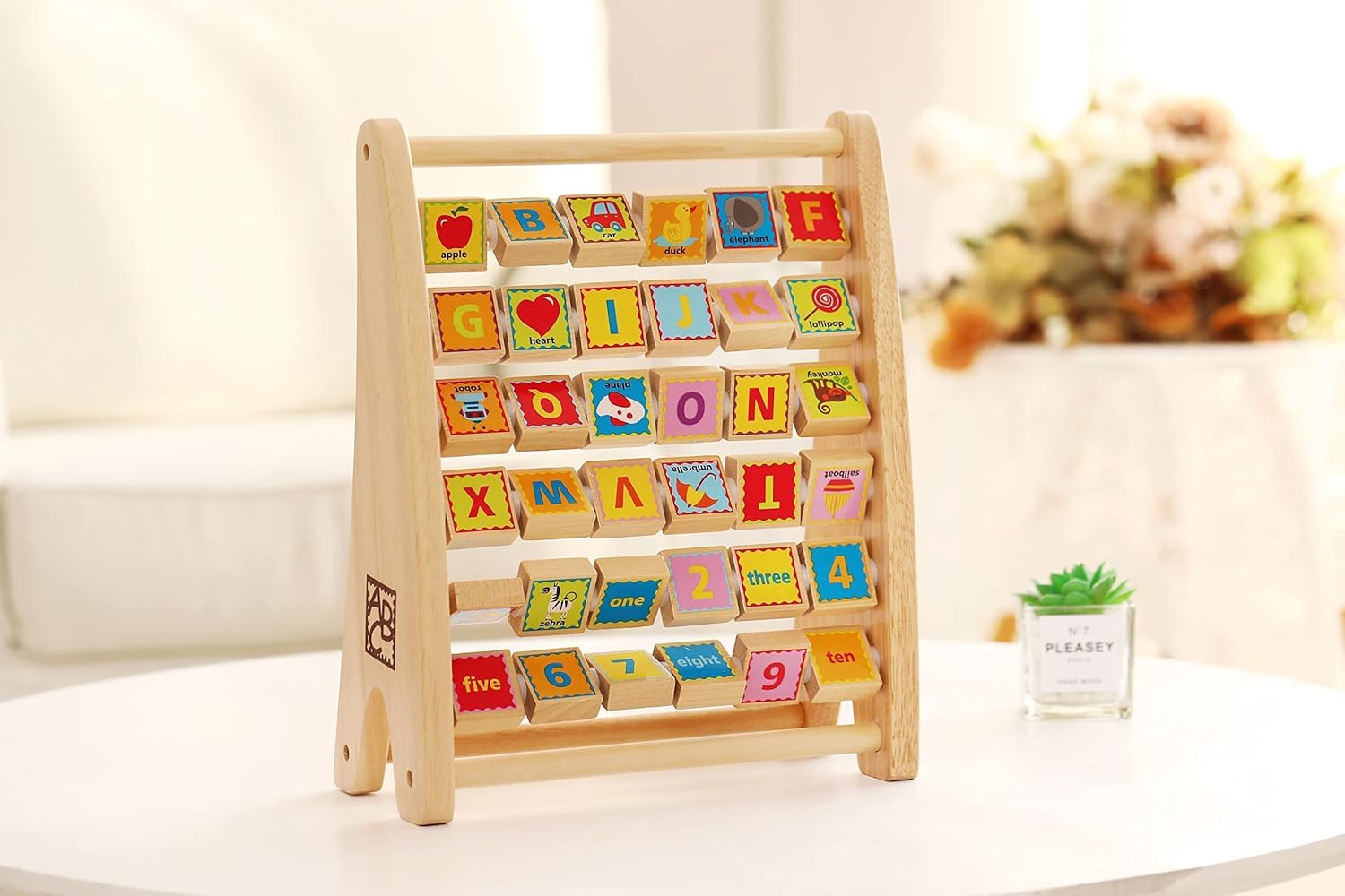 Hape Alphabet Abacus E1002 - Colorland Toys