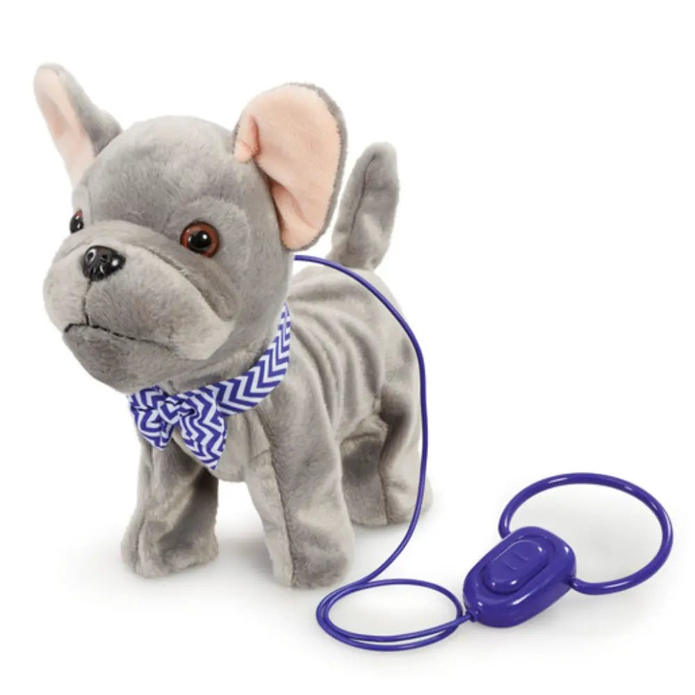 ADDO Walk Along Frenchie – Interactive Plush Puppy - Colorland Toys