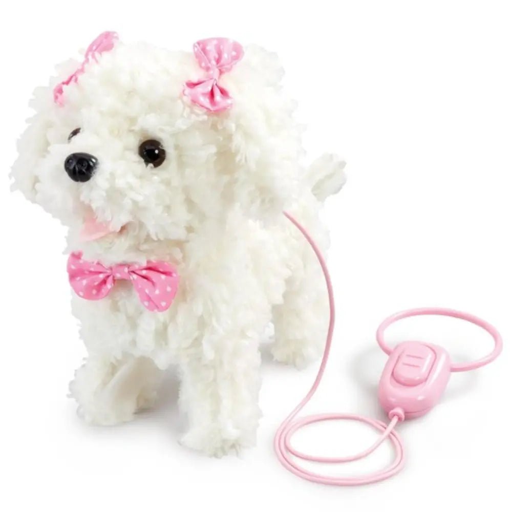 ADDO Walk Along Poodle – Interactive Plush Puppy - Colorland Toys