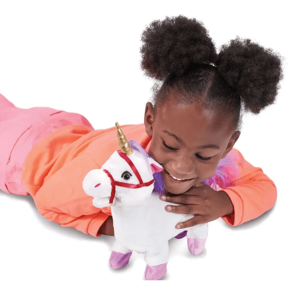 ADDO Walk Along Unicorn V2 – Interactive Plush Toy - Colorland Toys