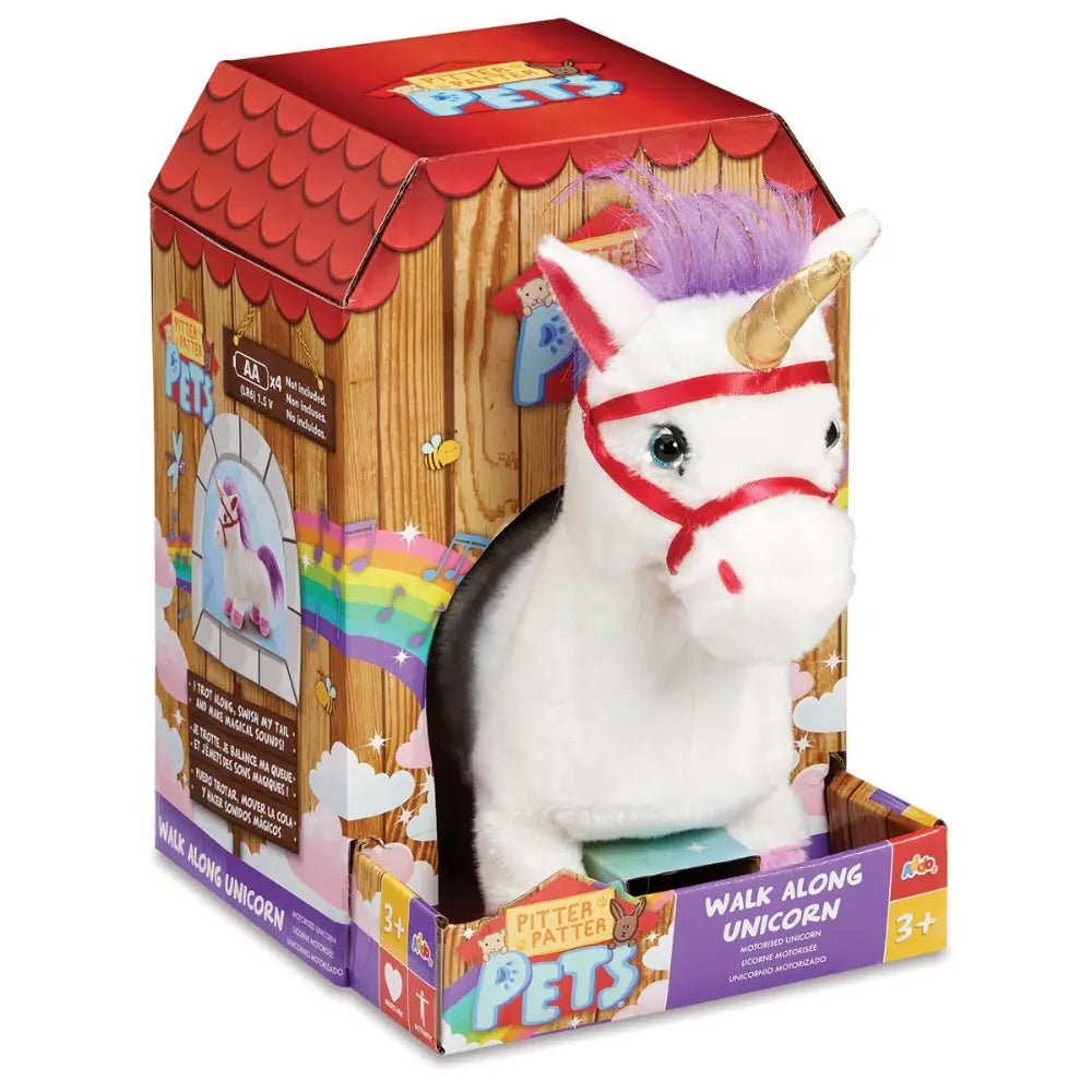 ADDO Walk Along Unicorn V2 – Interactive Plush Toy - Colorland Toys