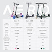 Aero Folding Scooter Grey A200