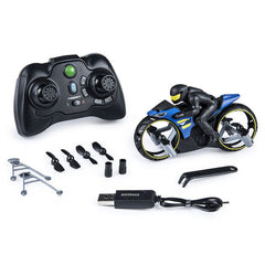 Air Hogs Flight Rider Motorbike Ground And Air Stunt 6046196 - Colorland Toys