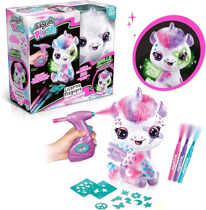 Airbrush Collector Glow In The Dark Plush - Colorland Toys