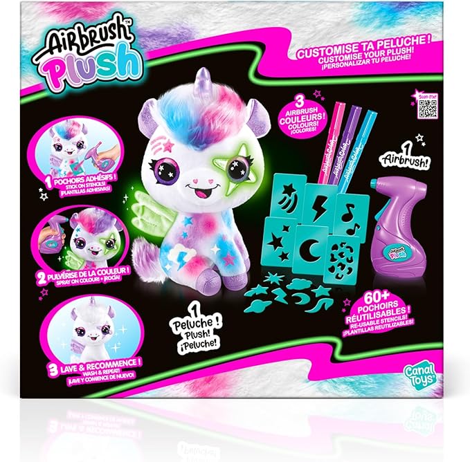 Airbrush Collector Glow In The Dark Plush - Colorland Toys