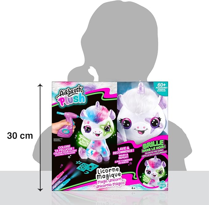 Airbrush Collector Glow In The Dark Plush - Colorland Toys
