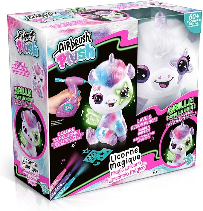Airbrush Collector Glow In The Dark Plush - Colorland Toys
