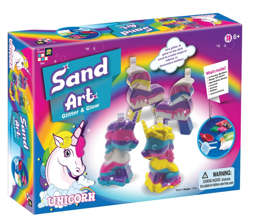 AMAV Sand Art Glitter & Glow Unicorn 3262 — image 1