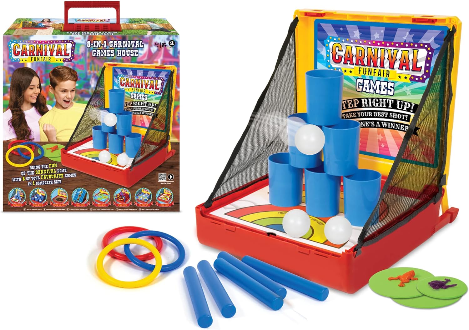 Ambassador 8 - in - 1 Carnival Games GA2106 - Colorland Toys