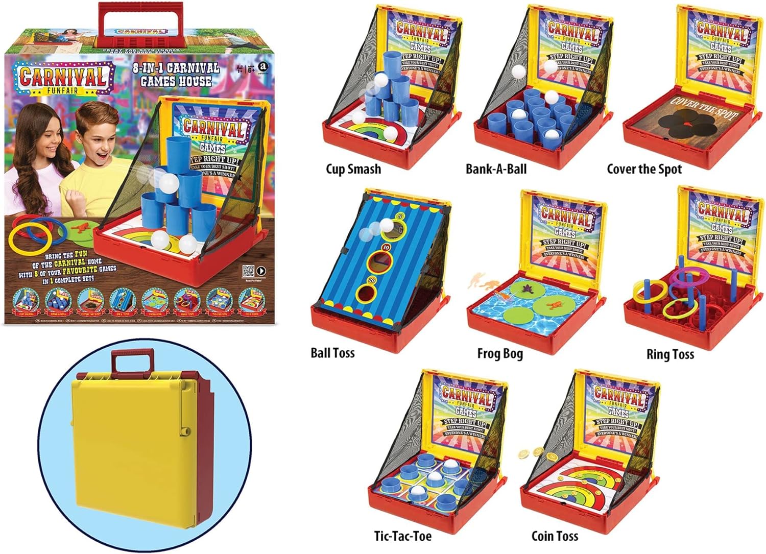 Ambassador 8 - in - 1 Carnival Games GA2106 - Colorland Toys