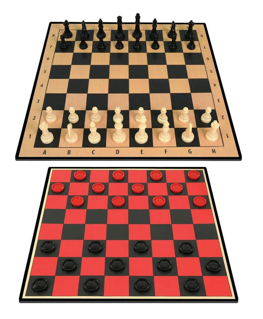 Ambassador Classic Games 2 In 1 Chess Checkers ST2305 — image 2