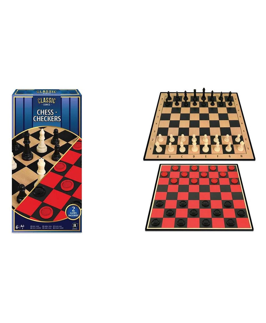 Ambassador Classic Games 2 In 1 Chess Checkers ST2305 — image 4