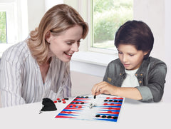 Ambassador Grab & Go Games - Travel Backgammon ST058 - Colorland Toys