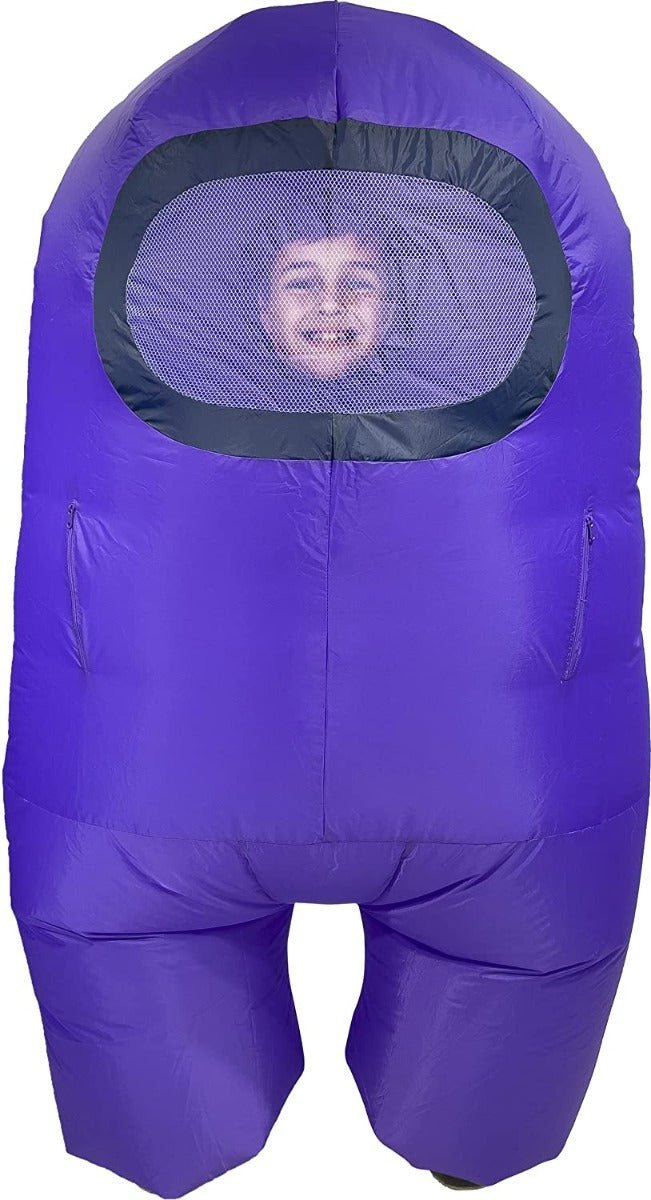 Among Us Crewmate Inflatable Child Costume - Purple — image 4