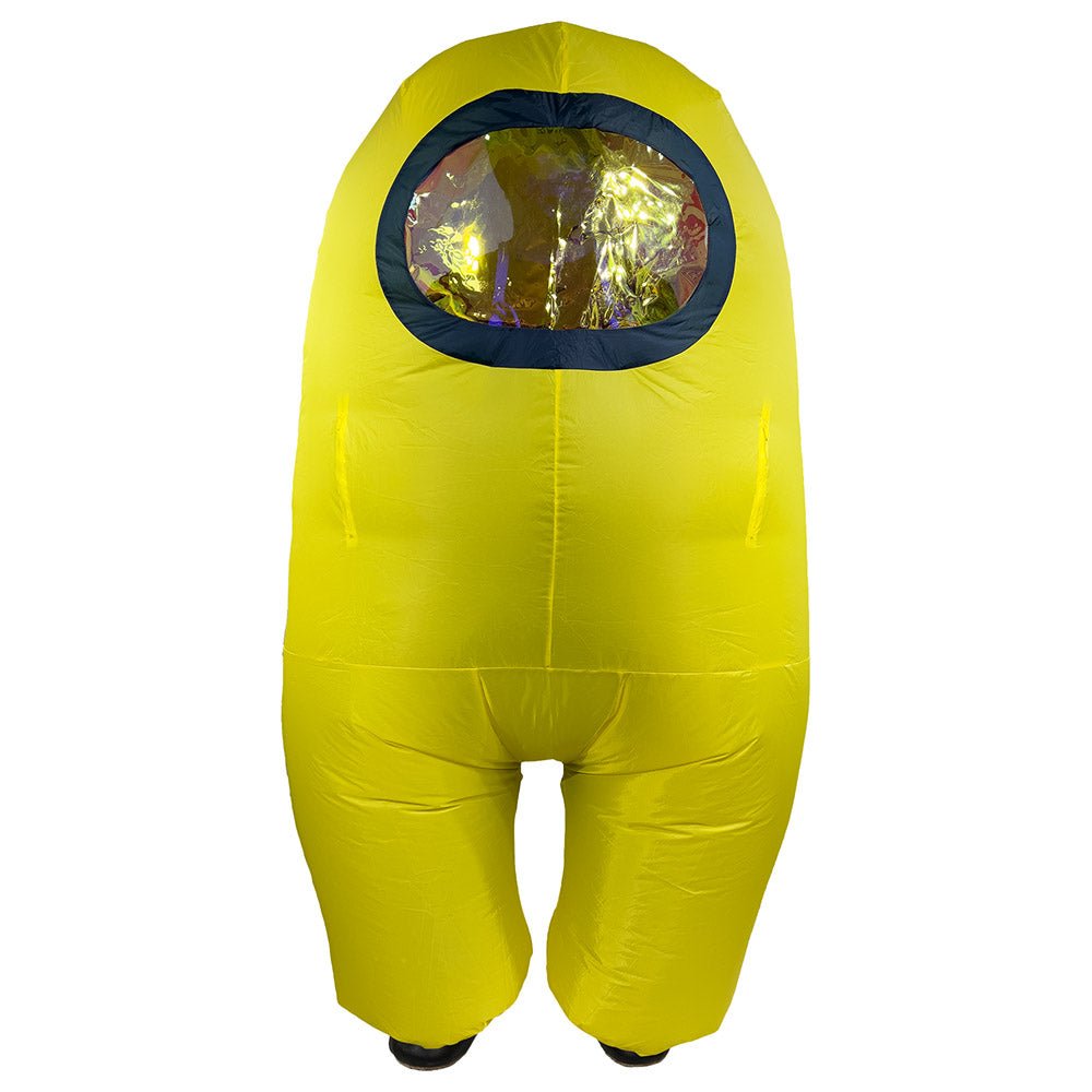 Among Us Crewmate Inflatable Halloween Adult Costume - Yellow - Colorland Toys