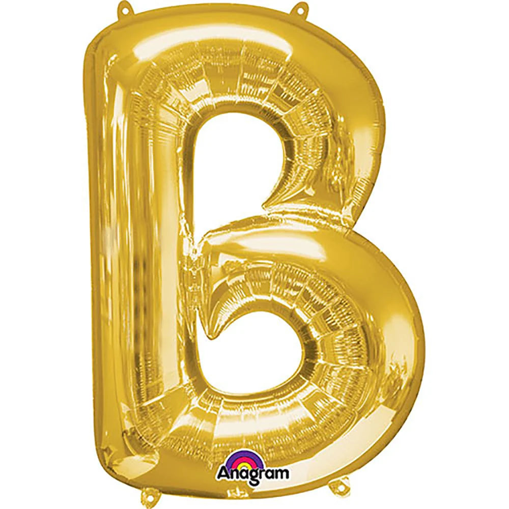 Anagram Supershape Balloons Gold - Letter B 34inch 32949