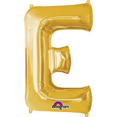 Anagram Supershape Balloons Gold Letter - E 32inch 32955 — image 1