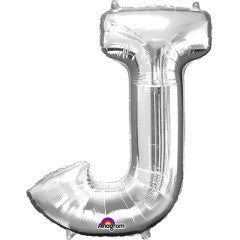 Anagram Supershape Balloons Silver - Letter J 33inch 32965 — image 1