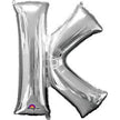 Anagram Supershape Balloons Silver - Letter K 33inch 32967