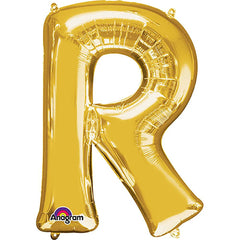 Anagram Supershape Balloons Gold - Letter R 32inch 32982