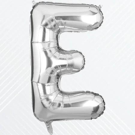 Anagram Supershape Balloons Silver - Letter E 32inch 32954 - Colorland Toys