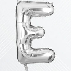 Anagram Supershape Balloons Silver - Letter E 32inch 32954 - Colorland Toys