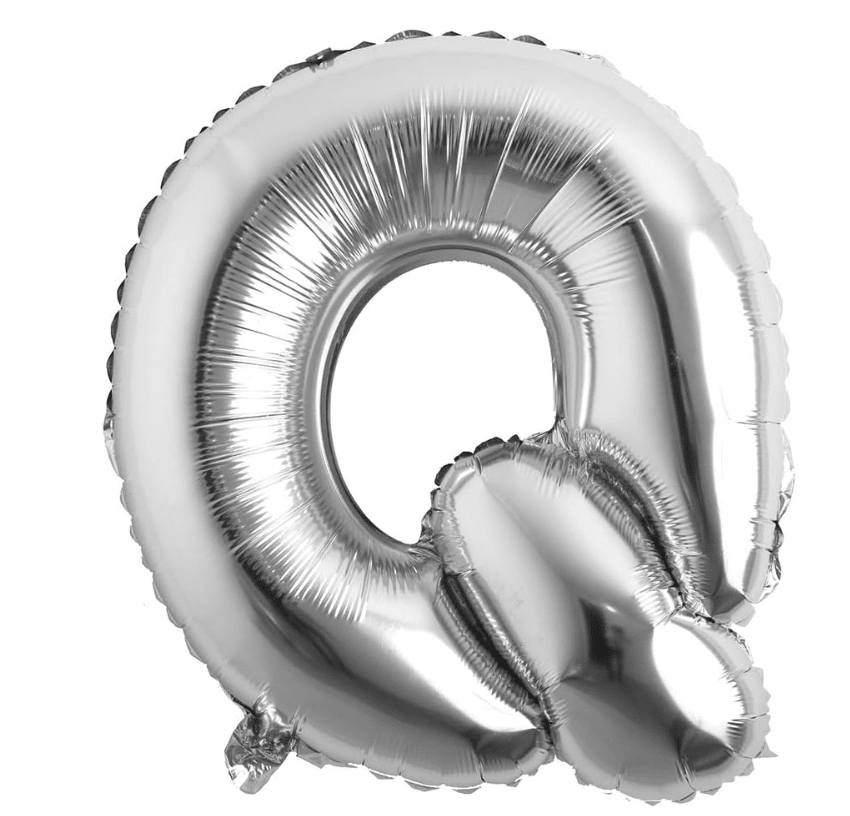 Anagram Supershape Balloons Silver - Letter Q 32inch 32979 — image 1