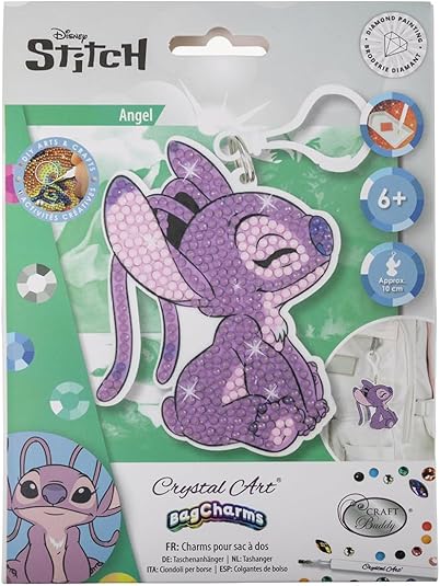 Angel, Crystal Art Backpack Charm Kit CABC-DNY001 — image 3