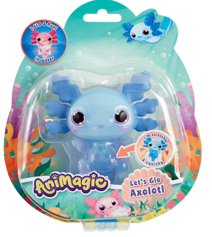 Animagic Let's Glo Axolotl Blue GOL-930393006 — image 1