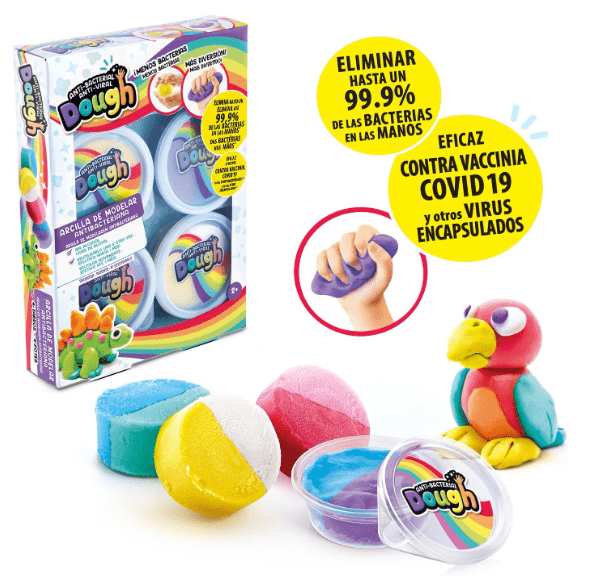 Anti - Bacterial Slime 4 Pack Assortment SND001 - Colorland Toys