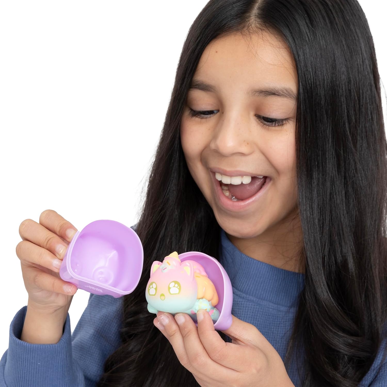 Aphmau MeeMeow Mystery Squishy Figures – Series 3 Ice Cream | Official Aphmau Merch | 1 of 8 Surprise Cats in Blind Box | Collectible Fidget Toy for Kids Ages 5+ - Colorland Toys